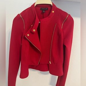 Red Moto Jacket